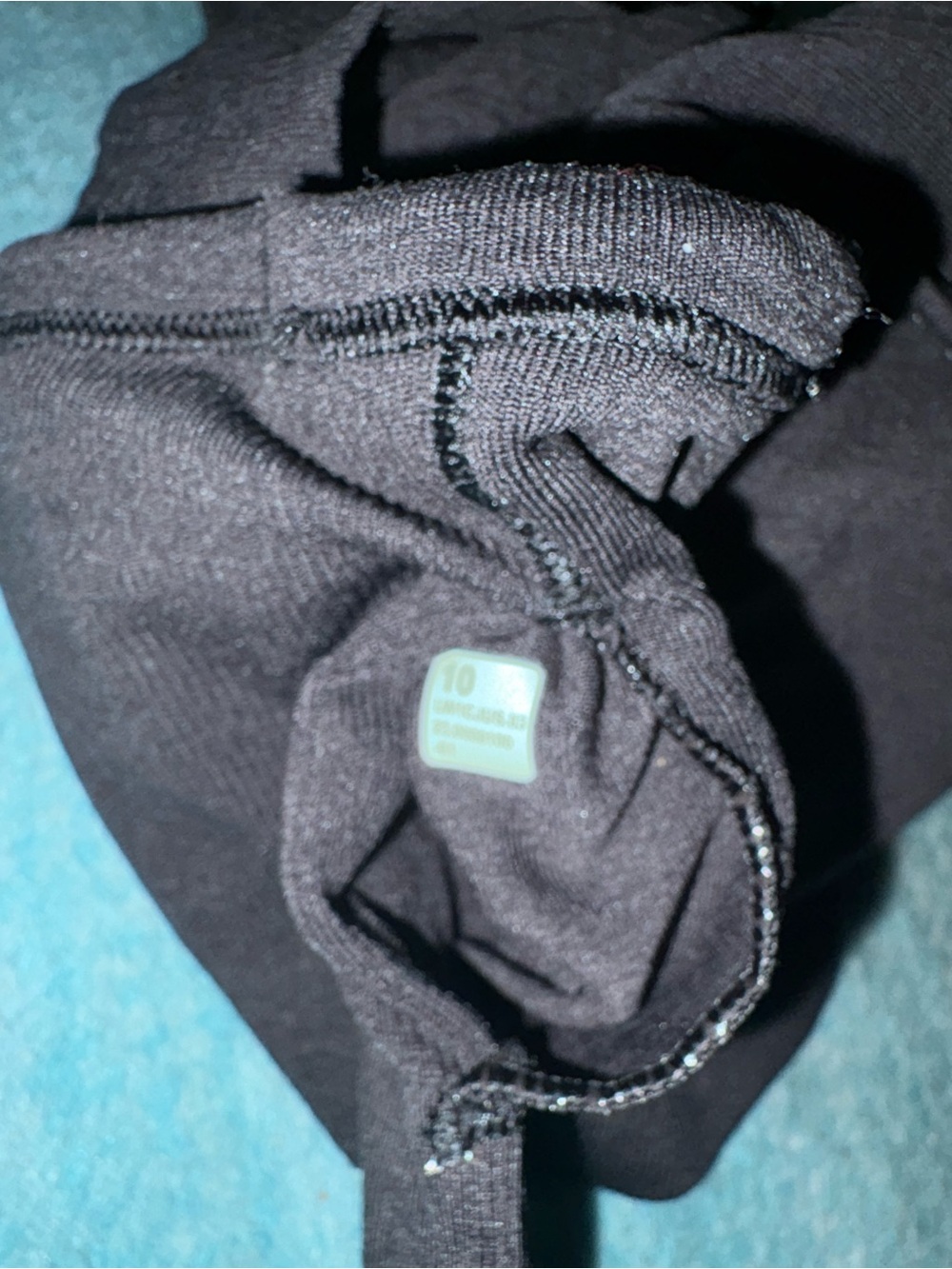 Lululemon Black Ribbed Racerback Bralette - Picture 4 of 4
